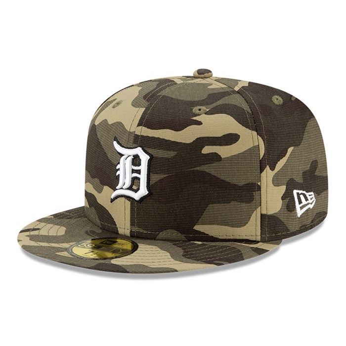 Detroit Tigers MLB Armed Forces 59FIFTY Lippis Camo - New Era Lippikset Tukkukauppa FI-105427